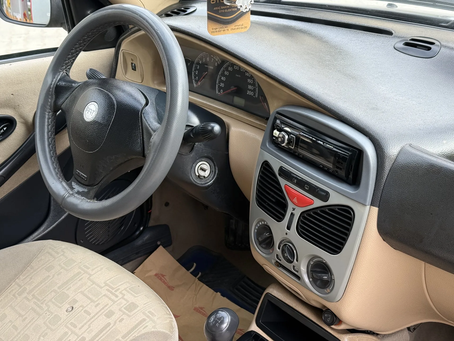 DÜŞÜK KM SAFKAN BENZİNLİ KLİMALI BONCUK ALBEA/0.99KREDİ/SENET/KART - Görsel 11